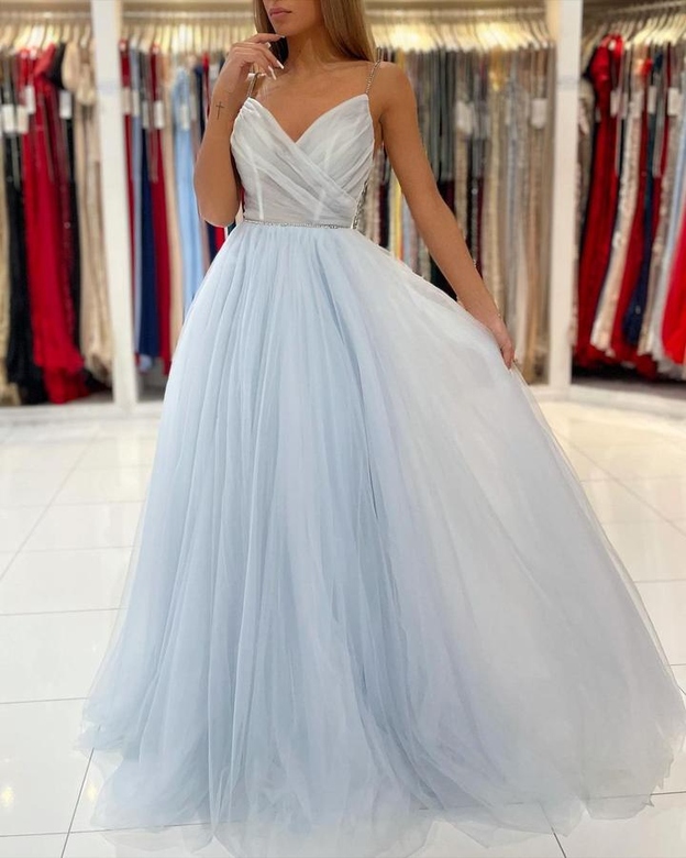 Glamorous Sweetheart Backless Tulle Prom Gown Evening