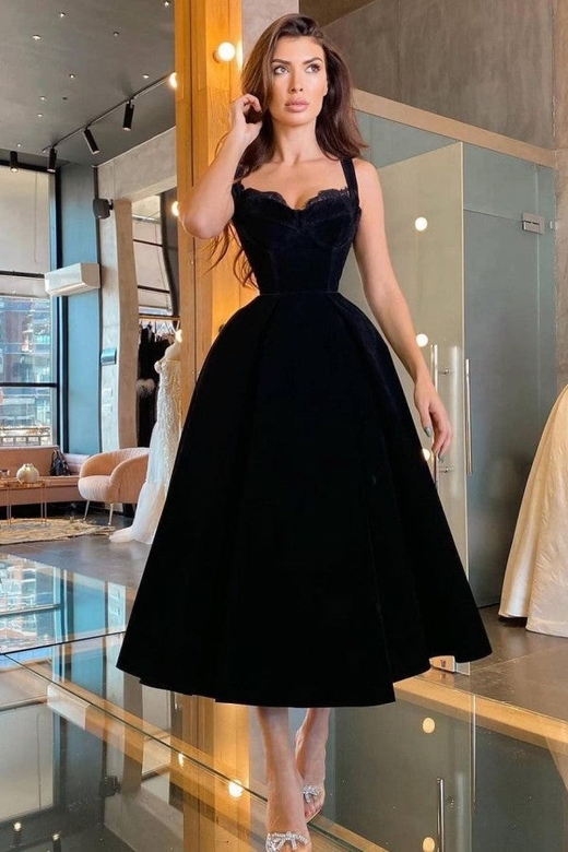 Little Black Halter Sleeveless On Sale Prom Dress