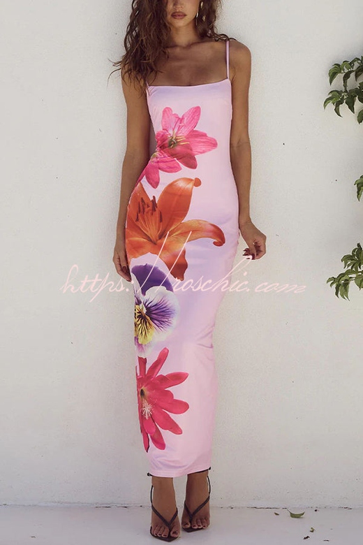 Definitely Memorable Abstract Floral Maxi