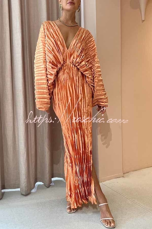 Sculpturally Luxurious Kimono Cocoon Maxi