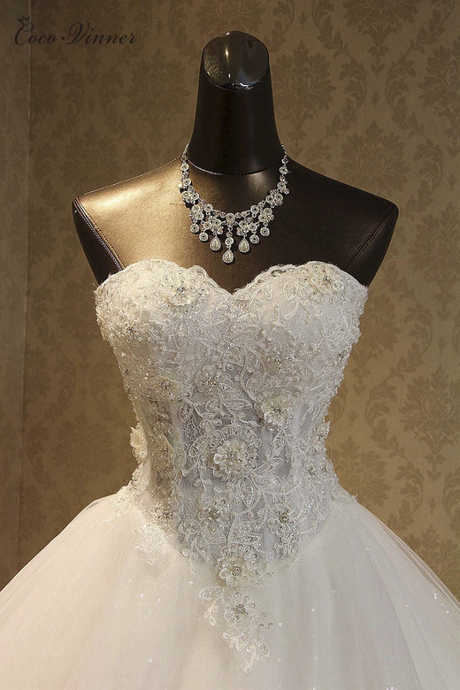 Elegant Strapless Ball Gown, Tulle Dress with Sequined Appliques