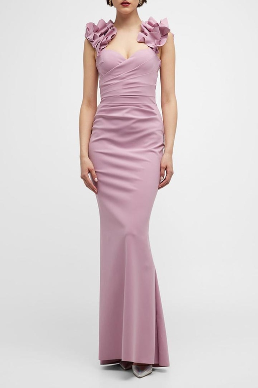 Sweetheart Ruched Satin Sheath Mother of Bride Long Dress