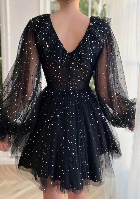 Sparkle with Pleated Sequins Princess Sweetheart A-Line Homecoming Dress