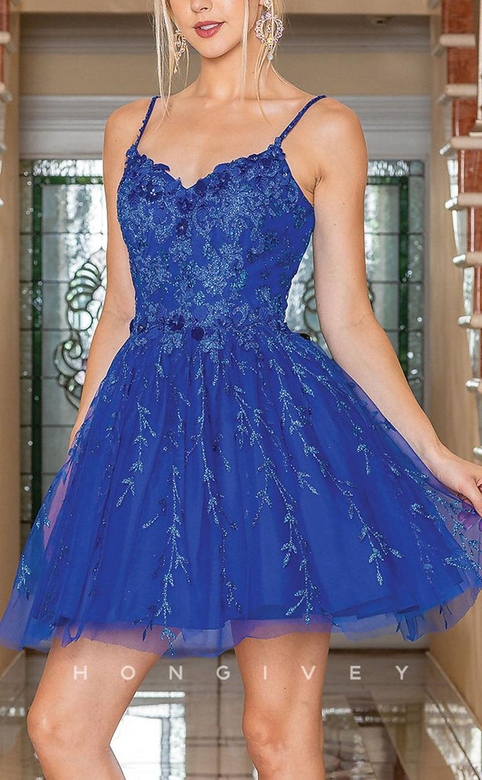 Simple Elegance Sleeveless Empire A-Line Short Homecoming Dress