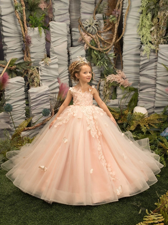 Lovely Sleeveless Ball Gown Flower Girl Dress