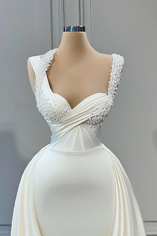 Glorious A-line Sweetheart Beading Bridal Wedding Dress