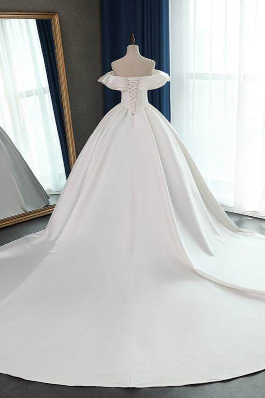 Stylish Strapless Sweetheart Gown, Ruffles & Ball Gown Design