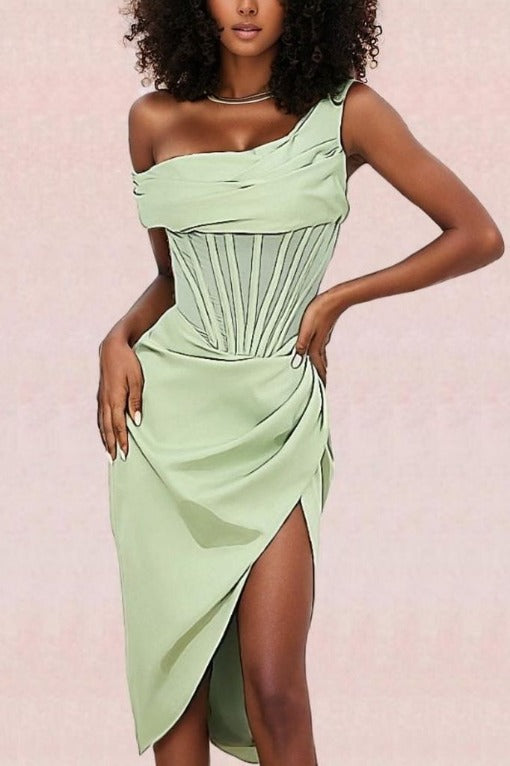 Ava Bodycon Dress in Mint Green for a Fresh and Cool Look